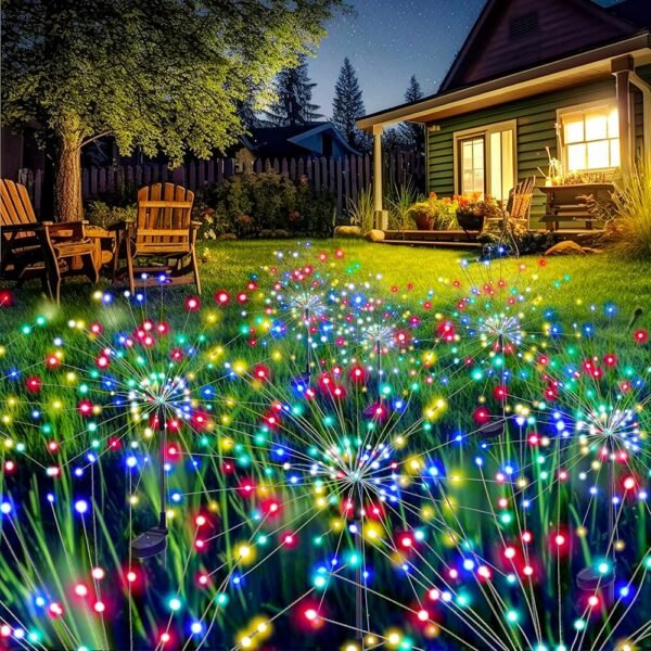 GIGALUMI Garden Outdoor Decor Lights 120LED 6Pack, Solar Garden Lights for Yard Outside Fairy Decorative,Solar Powered for Yard Pathway Flowerbed Planter Balcony Patio...
