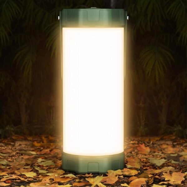 Glocusent 106 LED Camping Lantern Rechargeable, Up to 80Hrs, 5000mAh Lantern with 5 Brightness 3 Modes & SOS, IP68 Waterproof, Max 1200LM, Camping Light for Power Outages Hiking...