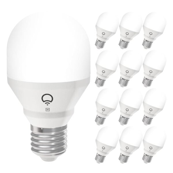 LIFX White A19 WiFi Smart LED Light Bulb, Dimmable, No Hub Required, Works with Alexa and Apple Home Kit, Hey Google, 2700k Warm White, 650 Lumens, 25,000-hour Lifetime,...