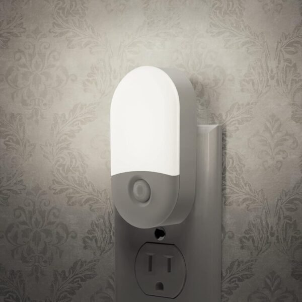 LOHAS Night Lights Plug into Wall [𝟮 𝙋𝙖𝙘𝙠], Auto Dusk to Dawn Sensor, 0.6W Dimmable LED Nightlights, Daylight White 5000K, 30/60lm Small Night Light for Hallway, Kids, Adults,...