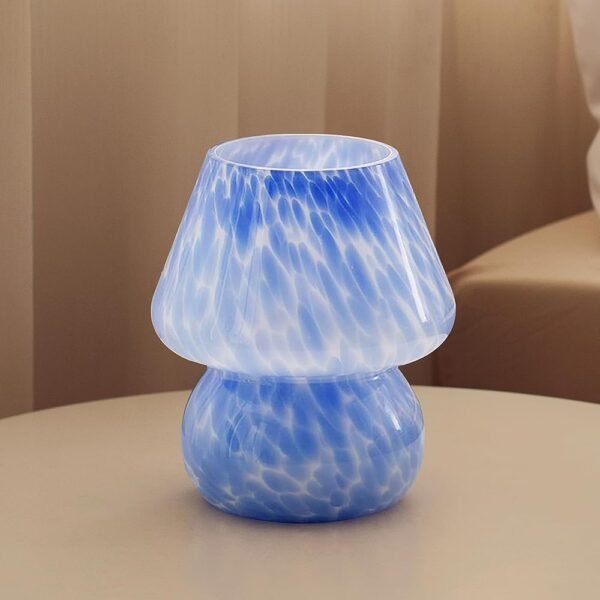Mushroom Lamp Table Lamp for Bedroom,Desk Bedside Small Lamps for Living Room Night Stands,Mushroom Decor Cute Mini Modern Mid Century Lamps,Unique Aesthetic Home Living Room...