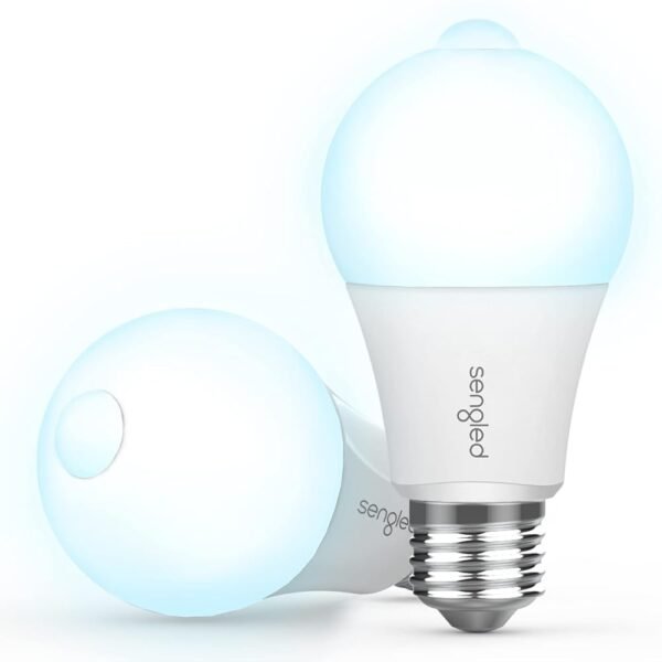 Sengled Motion Sensor Light Bulbs, A19, 5000K Daylight Motion Activated Dusk to Dawn Security Light Bulb, 11W (75-Watt Equivalent) Indoor Outdoor Lighting for Front Door Porch...