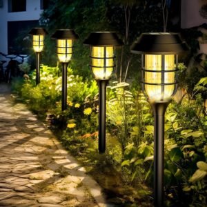 SOLPEX Solar Lights for Outside, Solar Outdoor Pathway Garden Lights Waterproof, Solar Powered Landscape Lighting for Yard, Garden, Pathway, Patio, Porch, Walkway, Driveway, 8...