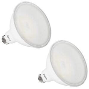 Sunco PAR38 LED Flood Light Outdoor Bulb, Exterior Waterproof Spotlight Lighting, 2800 LM, 20W (250W Equivalent), 5000K Daylight, Dimmable, E26 Medium Base UL 2 Pack