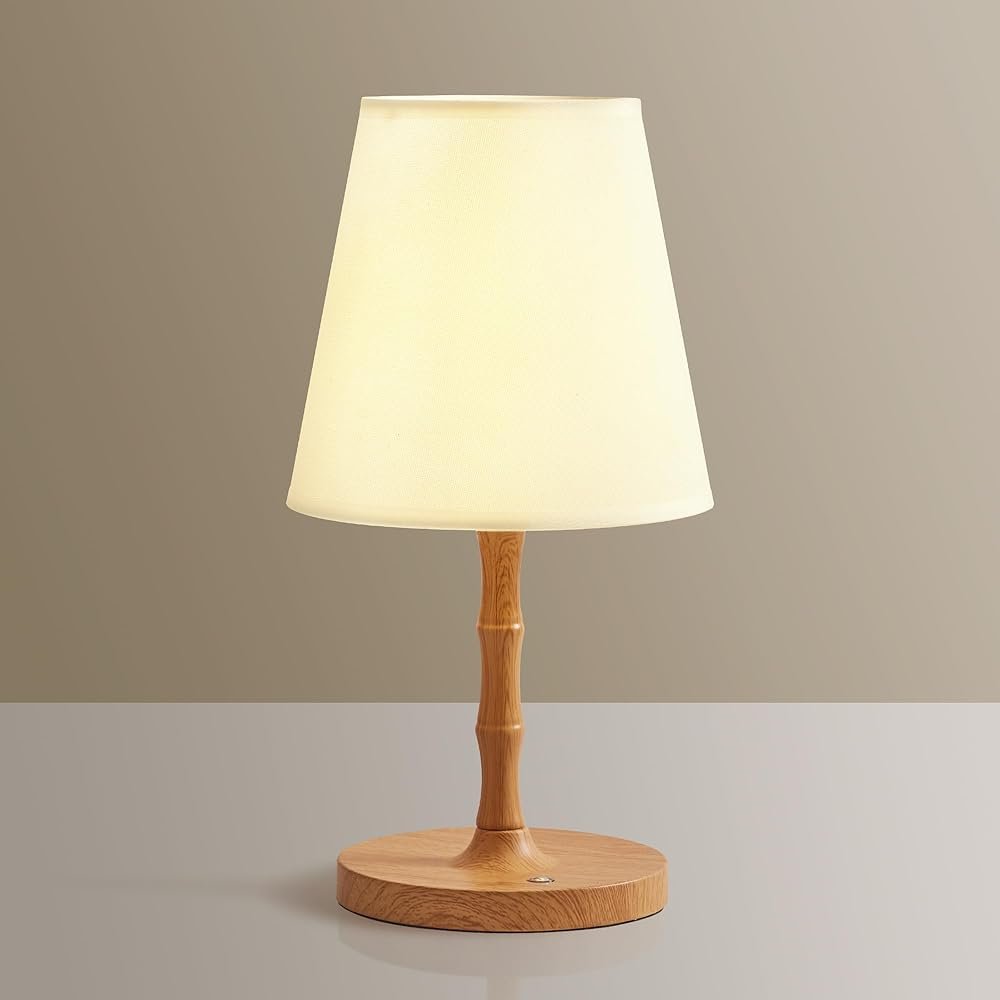 Table Lamp Bedside Desk Lamp,Cordless Rechargeable Battery Operated Lamps for Bedroom Night Stands,3 Colors Touch Dimmable Small Table Kitchen Lamps for Living Room,4000mAh LED...